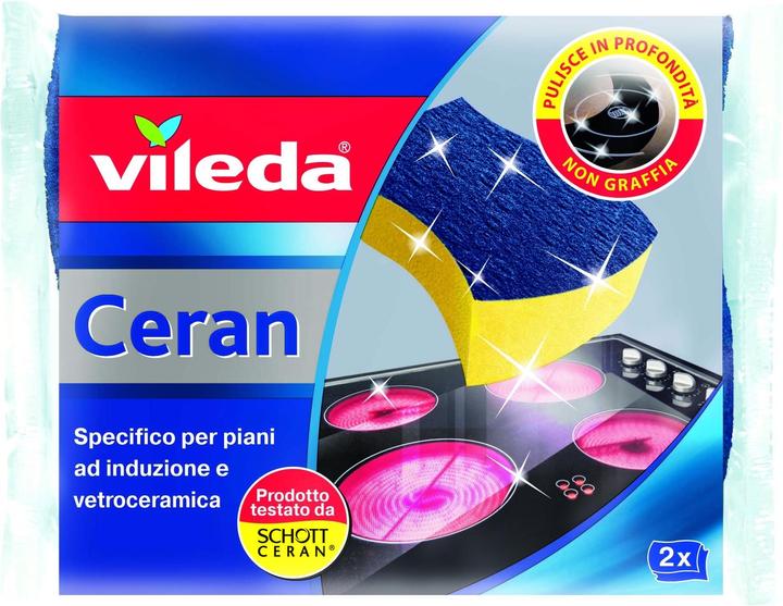 Actual product image Vileda Ceran Sponge For Induction Cookers And Ceramic Surfaces, Pack Of 2 (2 pcs.)
