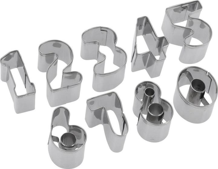 Westmark Numbers cookie cutter set 9 pcs