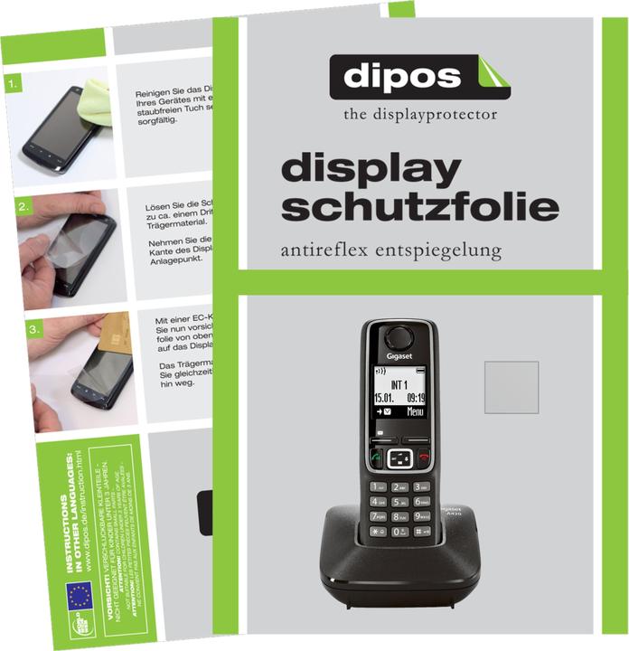 Actual product image Dipos Screen Protector Anti-Glare (6 pcs., Gigaset A420 / A420A)
