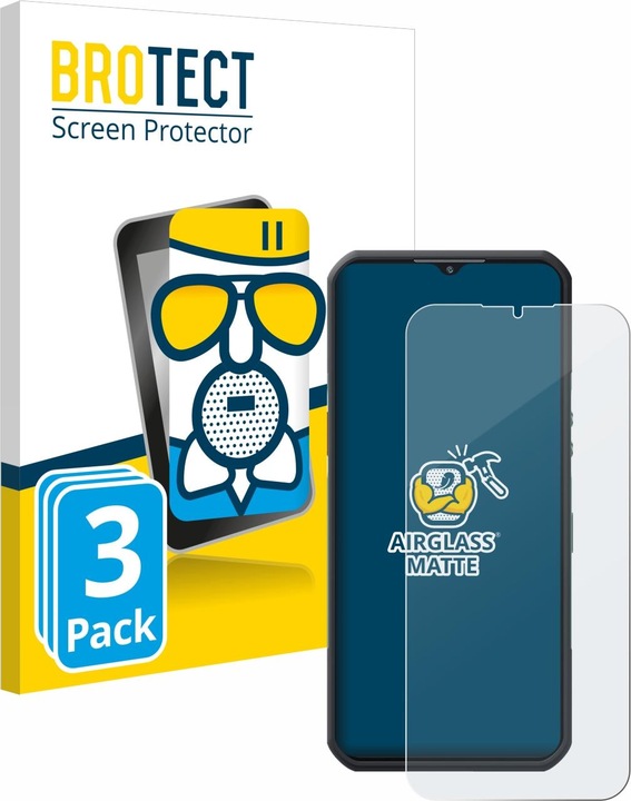 Produktbild BROTECT Schutzglas Schutzfolie Glas Folie Displayschutz matt (3 Stück, Samsung Galaxy A35)