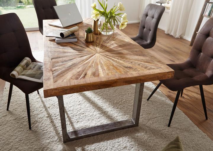 Produktbild FineBuy Esstisch Mango Massivholz (200 x 76 x 100 cm)