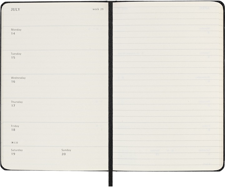 Actual product image Moleskine Notebook (A6, Pocket, English)