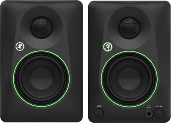 Actual product image Mackie CR3.5 (Pair) 3.5" Powered Studio Monitors w/ Tone Control and BT (Active, Pair, 1x 25 W)