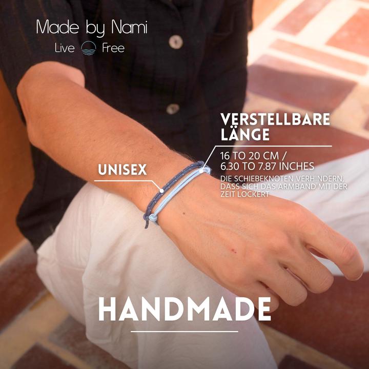 Immagine prodotto Made by Nami Surfer Armband Set (Corda da vela)