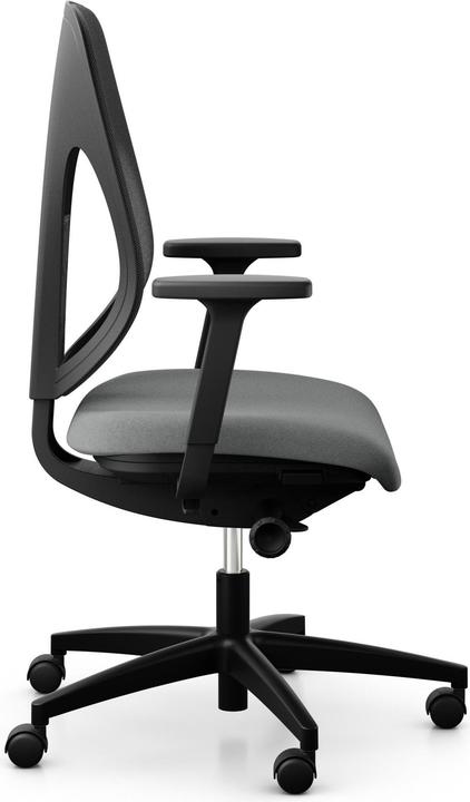 Produktbild Giroflex Drehstuhl 353-4029 mit 2D Armlehnen, Grau/Schwarz, Neu (39 - 51 cm)