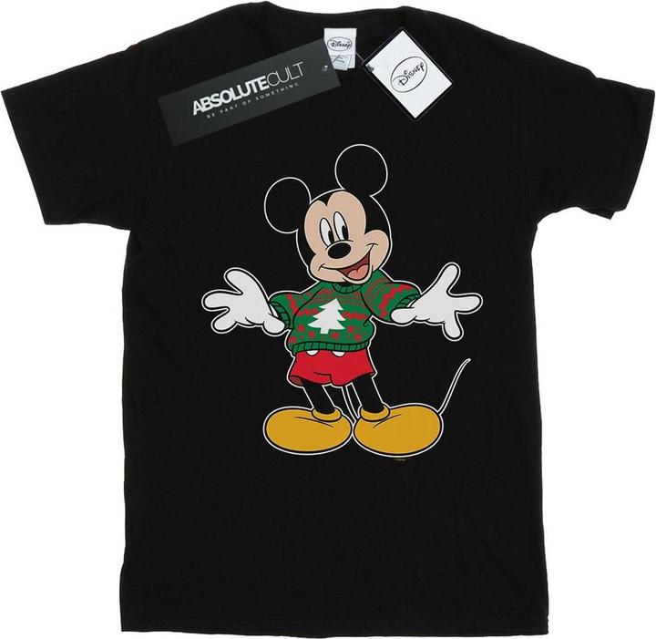 Produktbild Disney Mickey Mouse Christmas Jumper Stroke TShirt (S)