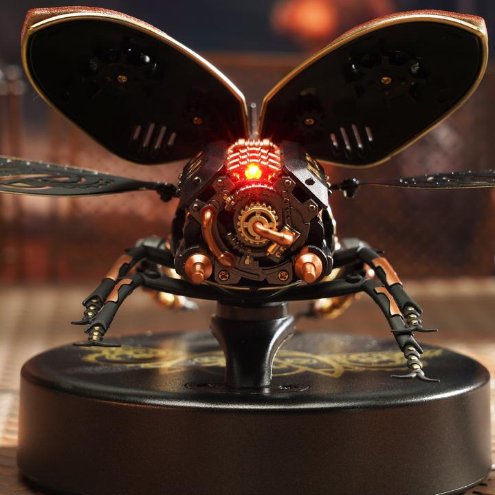 Productafbeelding Rokr 3D steampunk kever bouwpakket : Neushoornkever (156 onderdelen)