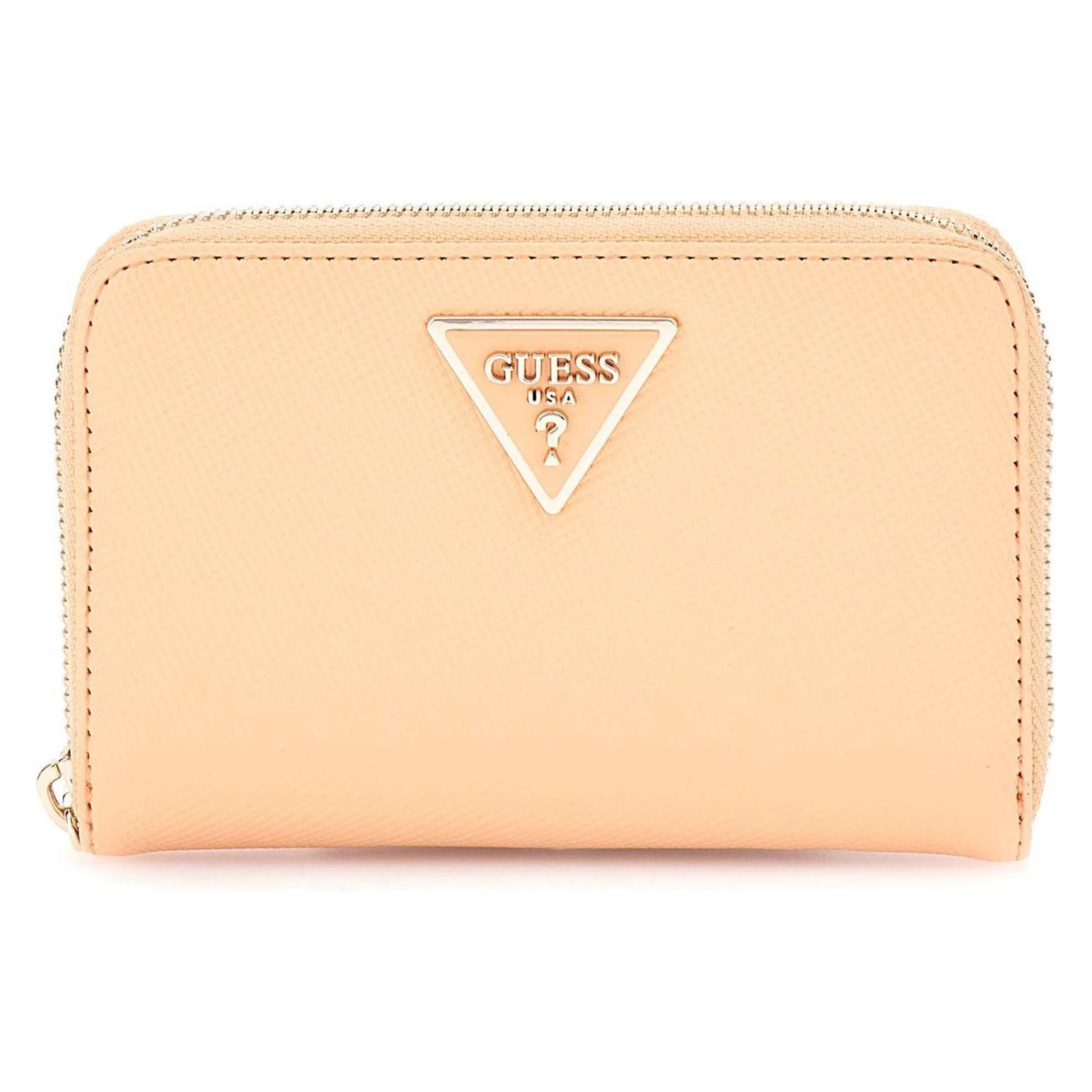 Guess, Damen, Portemonnaie, Laurel Slg Medium Zip Around Wallet, Orange