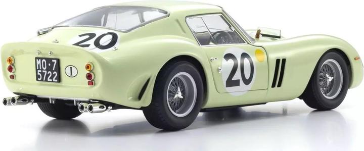 Produktbild Kyosho Rennwagen Ferrari 250 GTO Le Mans 24H DNF 1962 Nr.20 1:18