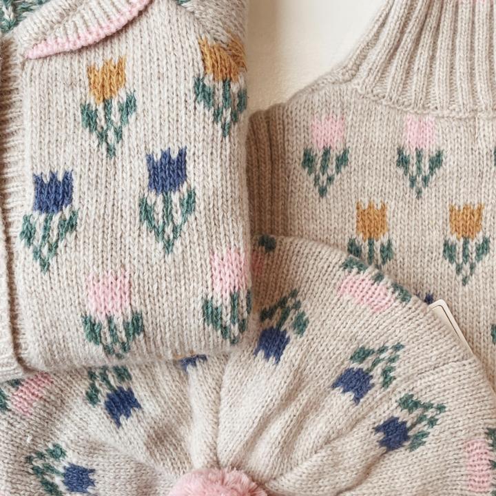 Produktbild Konges Slojd Belou StrickCardigan Tulipe (80)