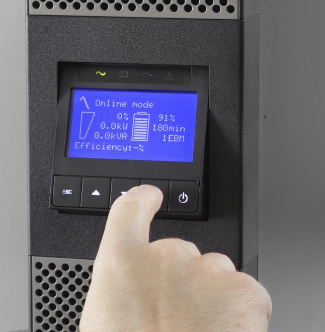 Actual product image Eaton 9PX 1000i RT2U Netpack (1000 VA, 1000 W, Online double converter UPS)
