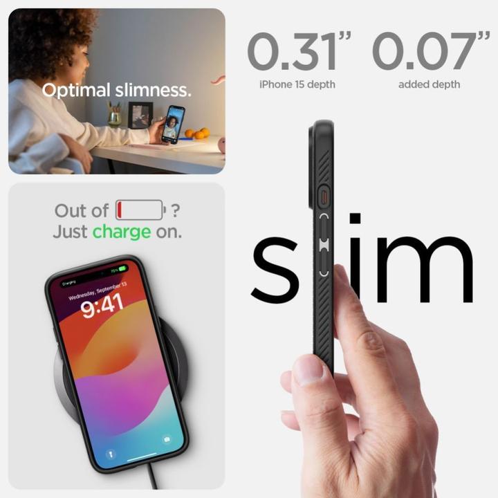 Actual product image Spigen Liquid Air (Apple iPhone 15)