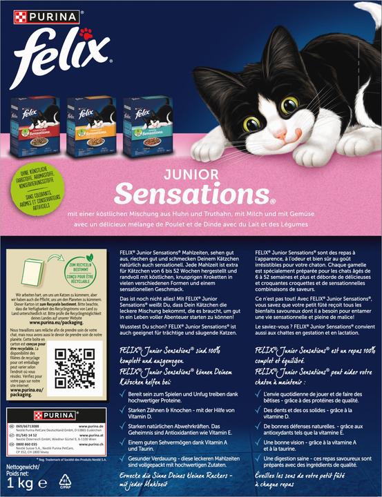 Produktbild Felix Sensations (Junior, 1 Stk., 1080 g)