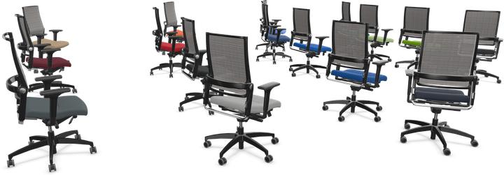 Actual product image Dauphin Lordo office swivel chair