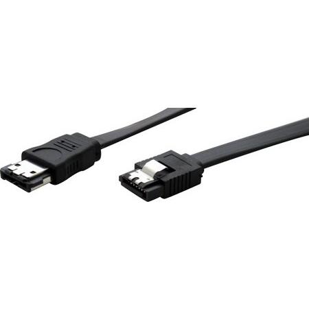 Tecline eSATA 300 High Quality Kabel, 7pol eSATA Stecker an 7pol SATA Stecker, 2,0 m Hochwertiges, abgeschir, Interne Ka...