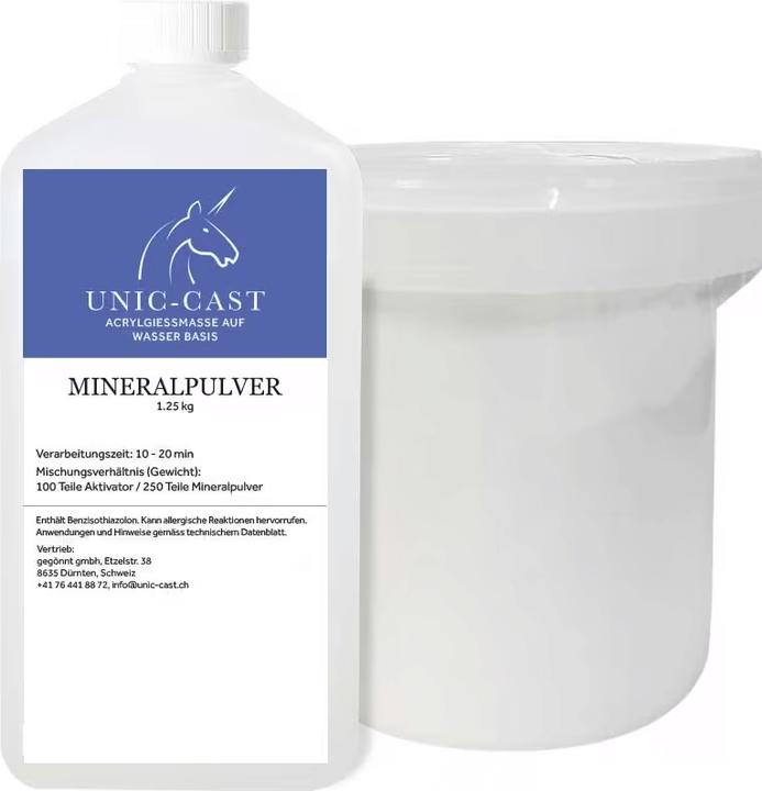 Actual product image Unic-Cast Water-based acrylic casting compound, 1.75 kg, (Water-based acrylic resin)