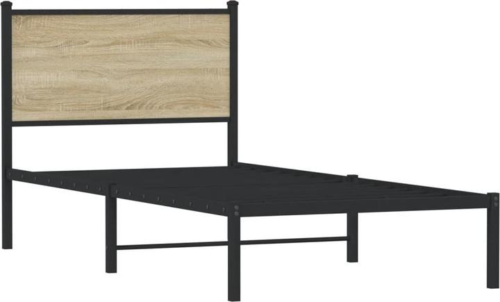 Actual product image VidaXL Bed frame with headboard (75 x 190 cm)