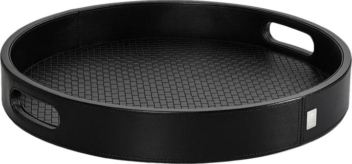 Joop! Living Lederoptik, Schwarz D: 36cm