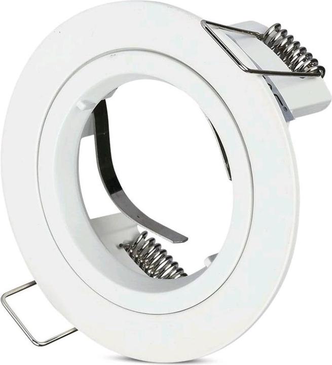 Actual product image V-TAC VT774WH GU10 Socket round white