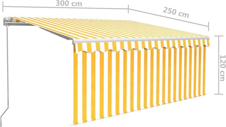 Produktbild vidaXL Markise (3 m)