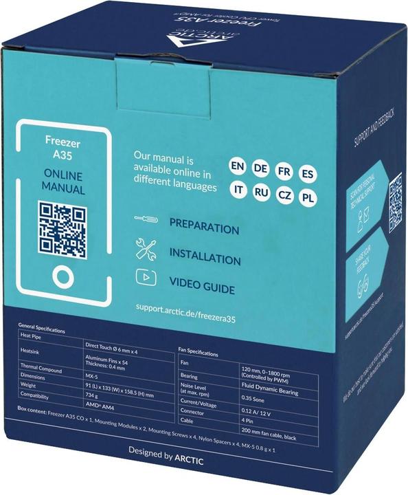 Actual product image Arctic Freezer A35 (158.50 mm)