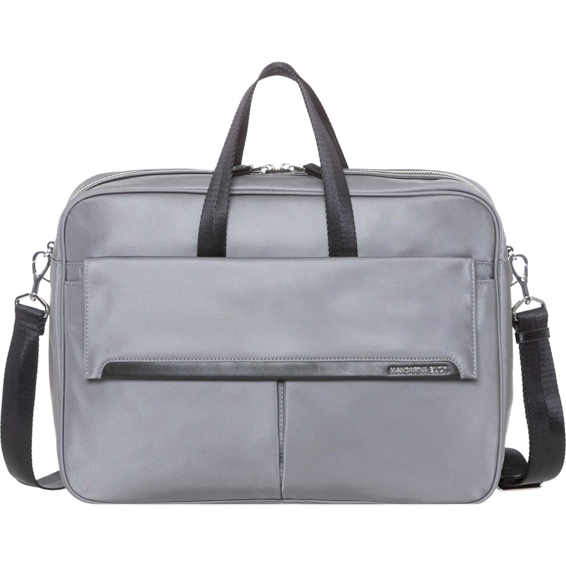 Mandarina Duck Aktentasche Hunter Urban Briefcase HWC01 (16.14"), Notebooktasche, Grau