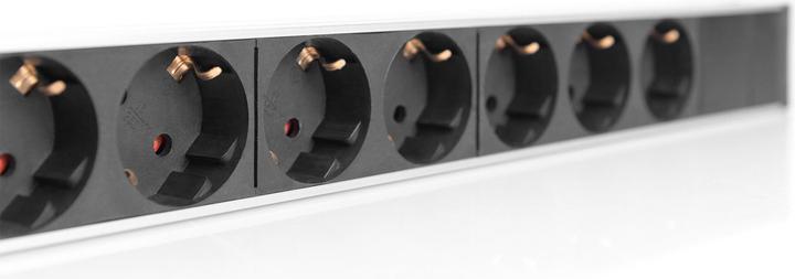 Actual product image Digitus 1U PDU 2m supply CEE 7//7