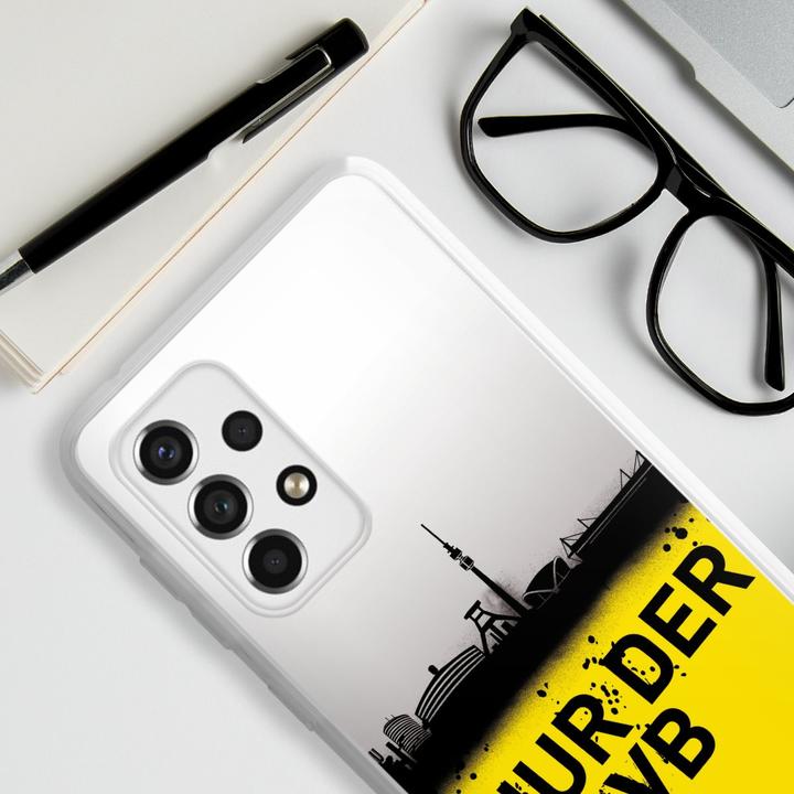 Produktbild DeinDesign Silikon Hülle für Samsung Galaxy A33 5G Handyhülle Case Smartphone Schutzhülle BVB Borussia (Samsung Galaxy A33 5G)