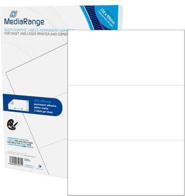 Nährwerte und Zutaten MediaRange MRINK142 Dauerhaft Weiss 150Stück(e) selbstklebendes Etikett
