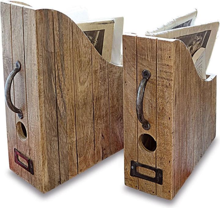 Produktbild Loberon Stehsammler 2er Set Kardifa antikbraun