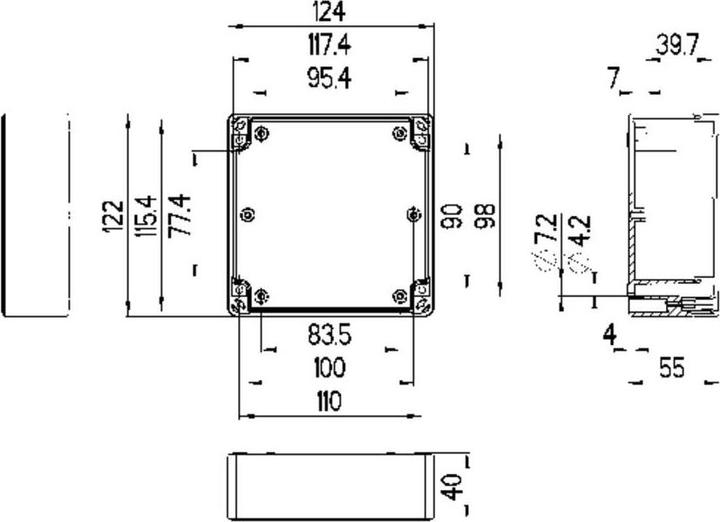 Actual product image Spelsberg TG Plastic housing IP67 (Housing)