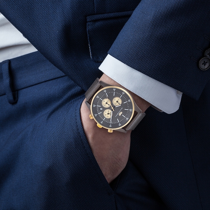Produktbild Herren Chronograph Goodwill Edelstahl Anthrazit - 30020 (Chronograph, 43 mm)