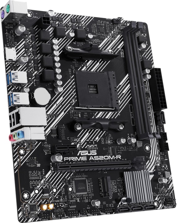 Actual product image ASUS PRIME A520M-R (AM4, AMD A520, mATX)
