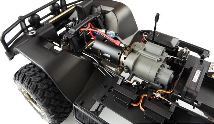 Actual product image Amewi Scale Crawler AMXRock RCX8P Pro ARTR Orange (ARR Almost Ready to Run)