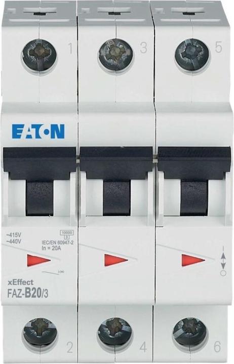 Produktbild Eaton Circuit Breaker, B Curve, 20A, 3-Pole