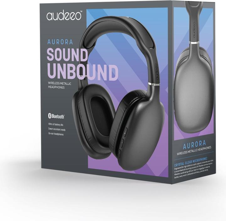 Actual product image Audeeo Headphones Over-Ear Aurora Black (10 h, Wireless)