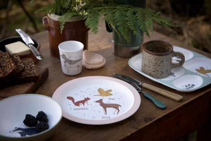 Actual product image Sebra Mums plate set