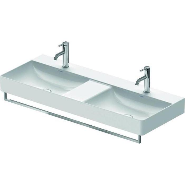 Duravit, Handtuchhalter + Handtuchhaken, Handtuchhalter DURASQUARE für Waschtisch 1139mm schwarz matt