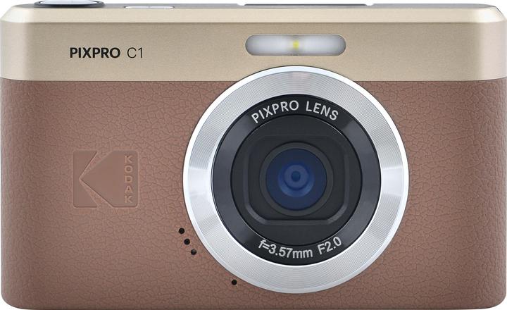 KODAK PIXPRO C1 ブラウン Kodak Pixpro C1 (3.56 mm, 13 Mpx, 1/3