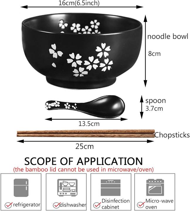 Actual product image Brilliant Set of 2 ramen bowls (16 cm, 1 l, 2 x)