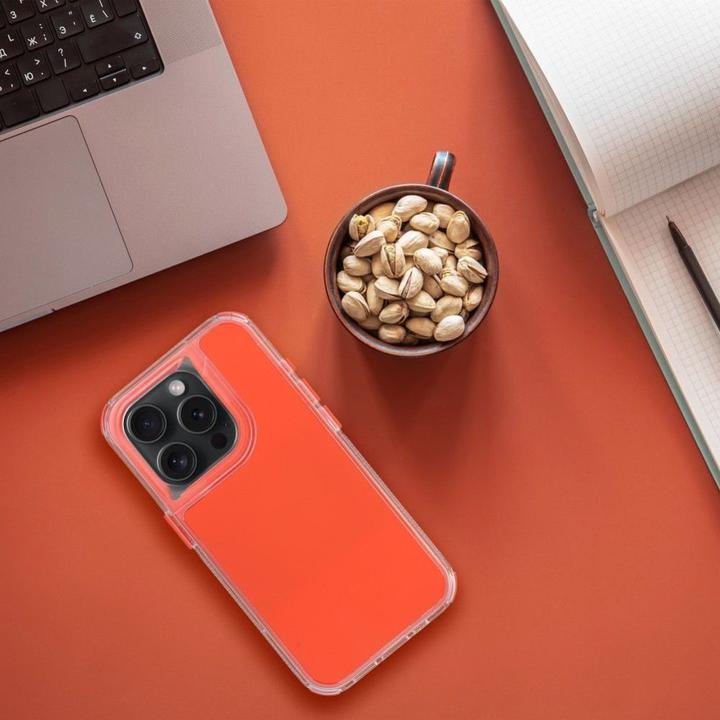 Immagine prodotto OEM LCD display! MATRIX Case for IPHONE 11 orange (Apple iPhone 11)