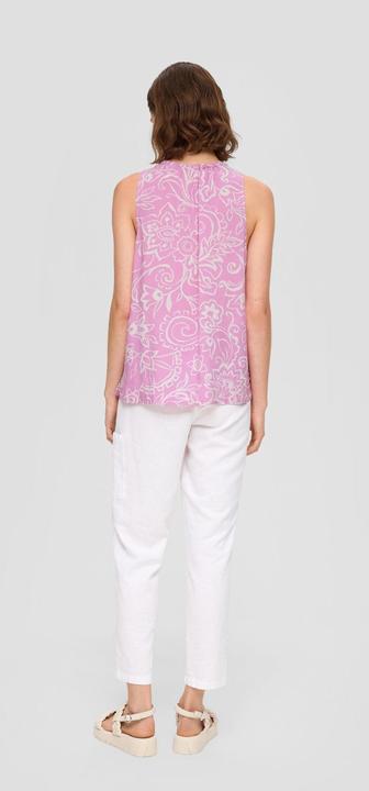 Produktbild s.Oliver Bluse Blusenshirt aus Viskose mit All-over-Print (40)