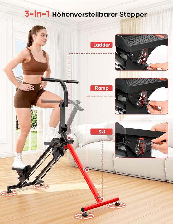 Produktbild Rockvale Treppenstepper mit 3 Workout-Modi & Ski-Funktion