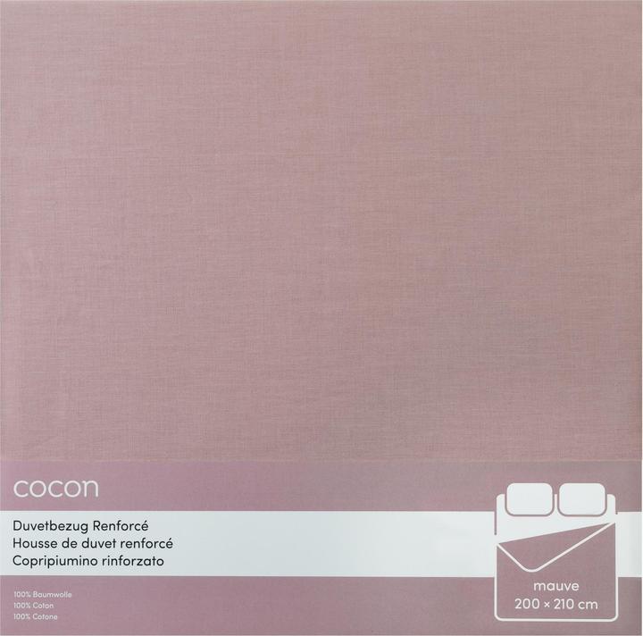 Immagine prodotto Cocon Duvetbezug Renforcé 200 x 210 cm, Mauve, Eigenschaften (Copripiumino, 200 x 210 cm)