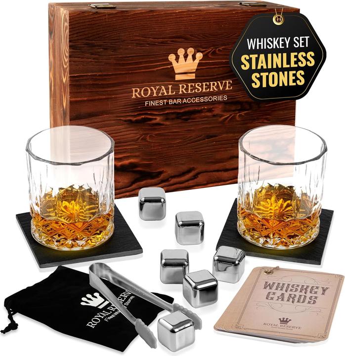 Produktbild Royal Reserve Whisky Geschenkset (2.60 dl, Whiskygläser)