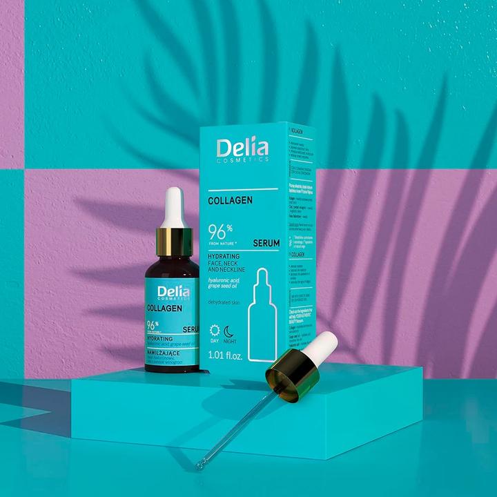 Productafbeelding Delia Cosmetics Collageen Serum Hyaluronzuur behandeling voor droge huid 30ml (30 ml)