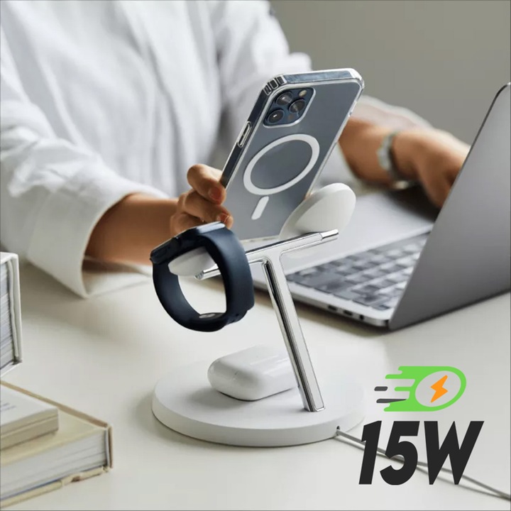 Actual product image Belkin BoostCharge Pro 3-in-1 (15 W)
