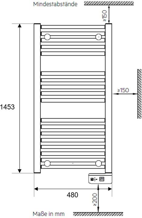 Image du produit AEG Chauffe-bain/Sèche-serviettes (750 W)