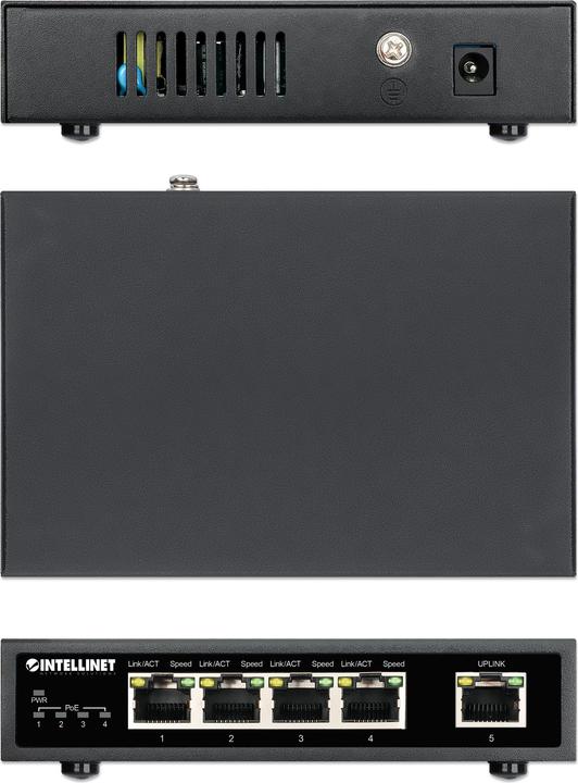 Immagine prodotto Intellinet Switch 5 porte Gigabit PoE+ (5 Porti)