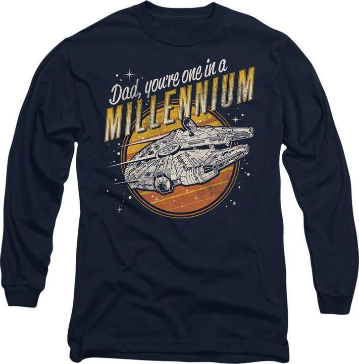 Produktbild Star Wars Dad One In A Millennium TShirt Langärmlig (L)